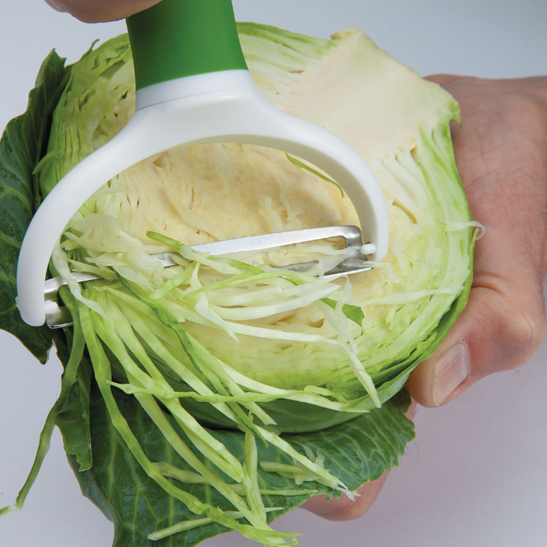 2-IN-1 Cabbage Tool Shredder & Corer - Green